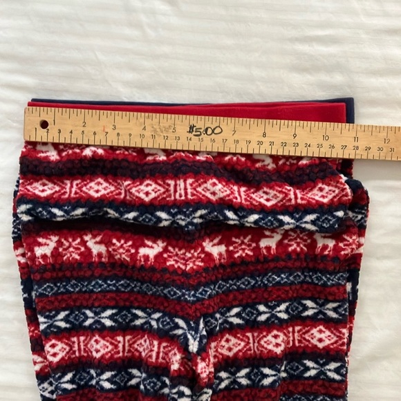 Weatherproof fleece Red/ Blue white Pajama Pants - 2 pairs - Picture 7 of 9